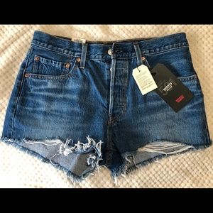 Levi’s Blue 501 Shorts Mid-Rise (New with tags)